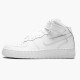 1:1 Nike Women's/Men's Air Force 1 Mid White 2014 314195 113