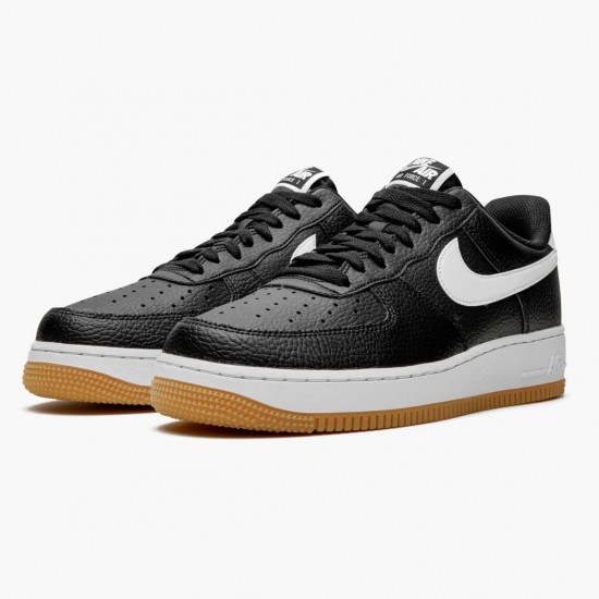 Sale Cheap Nike Women's/Men's Air Force 1 07 Black White Gum CI0057 002