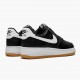 Sale Cheap Nike Women's/Men's Air Force 1 07 Black White Gum CI0057 002