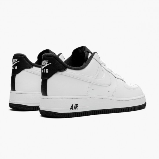 1:1 Nike Women's/Men's Air Force 1 07 White Black CD0884 100