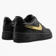 Sneakerreps Nike Women's/Men's Air Force 1 Black Metallic Gold Removable Swoosh Pack CT2252 001