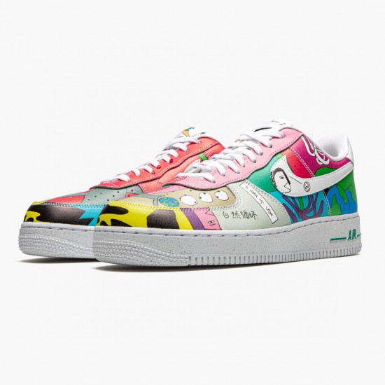 Replica Nike Women's/Men's Air Force 1 Flyleather Ruohan Wang CZ3990 900