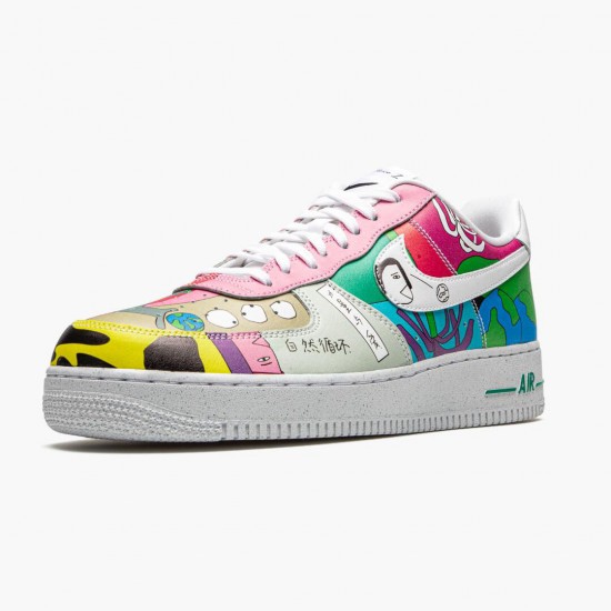 Replica Nike Women's/Men's Air Force 1 Flyleather Ruohan Wang CZ3990 900