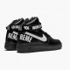 Reps Nike Women's/Men's Air Force 1 High Supreme World Famous Black 698696 010