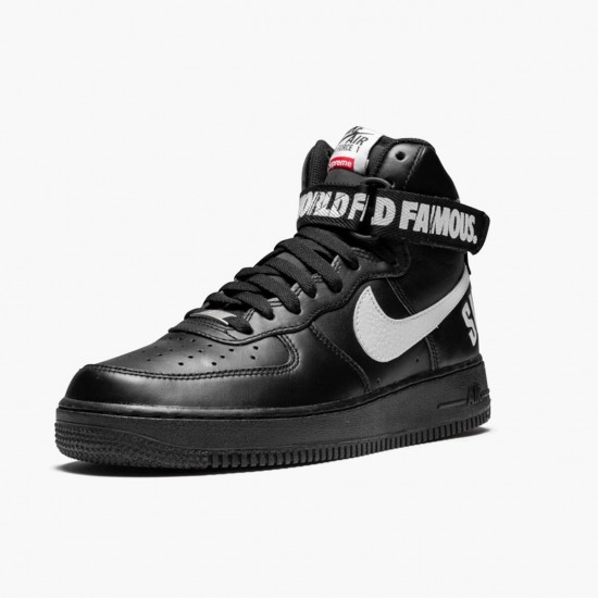 Reps Nike Women's/Men's Air Force 1 High Supreme World Famous Black 698696 010