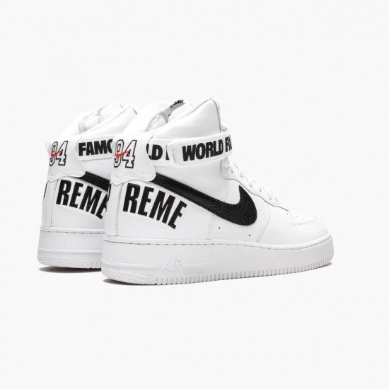 Replica Nike Women's/Men's Air Force 1 High Supreme World Famous White 698696 100