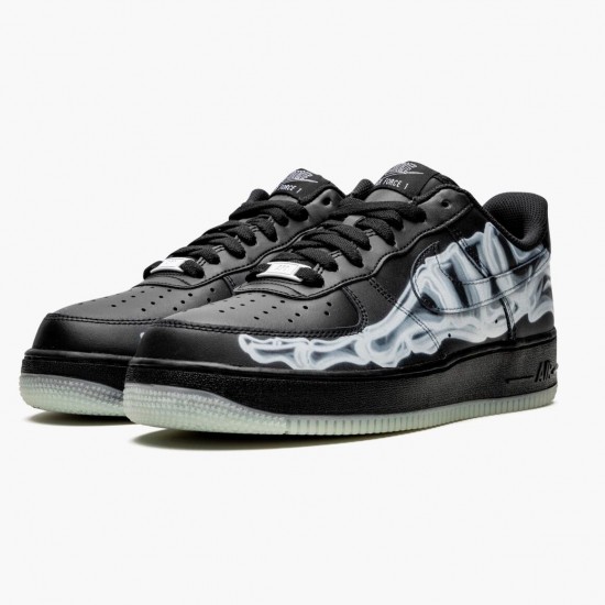 Sneakerreps Nike Men's Air Force 1 Low Black Skeleton BQ7541 001