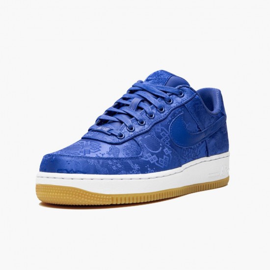 1:1 Nike Women's/Men's Air Force 1 Low CLOT Blue Silk CJ5290 400