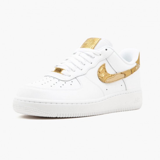 Repsneakers Nike Women's/Men's Air Force 1 Low CR7 Golden Patchwork AQ0666 100