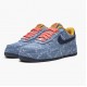 Top Version Nike Women's/Men's Air Force 1 Low Exclusive Denim CV0670 447