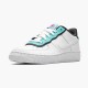 Replica Nike Women's Air Force 1 Low GS Double Layer Aqua Black BV1084 100