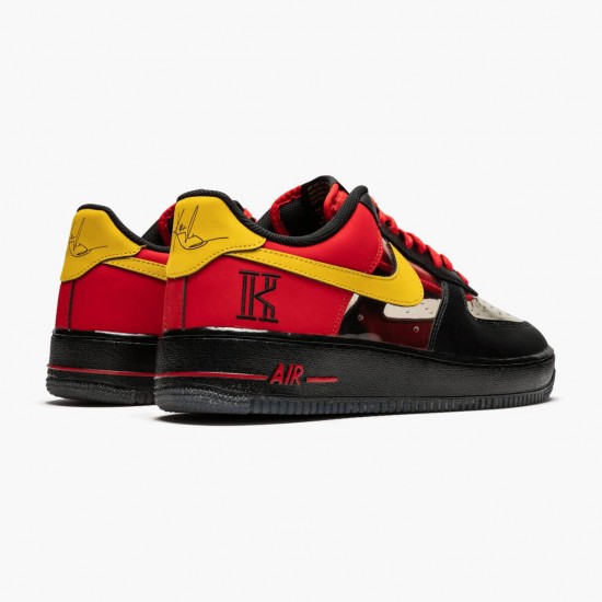 FashionReps Nike Women's/Men's Air Force 1 Low Kyrie Irving Black Red 687843 001