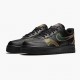 Repsshoes Nike Women's/Men's Air Force 1 Low Misplaced Swooshes Black Multi CK7214 001