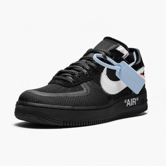 Best Quality Nike Men's Air Force 1 Low Off White Black White AO4606 001