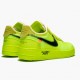 Top Version Nike Women's/Men's Air Force 1 Low Off White Volt AO4606 700