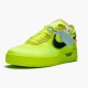 Top Version Nike Women's/Men's Air Force 1 Low Off White Volt AO4606 700