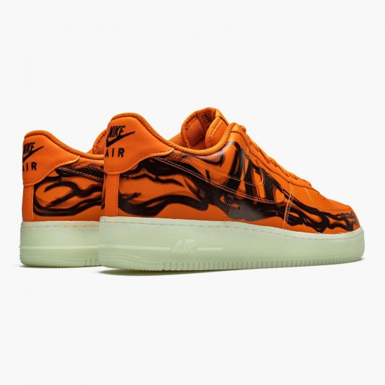 1:1 Nike Women's/Men's Air Force 1 Low Orange Skeleton CU8067 800