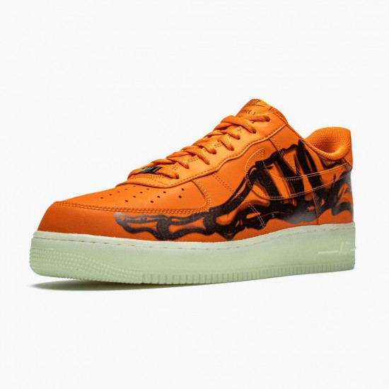 1:1 Nike Women's/Men's Air Force 1 Low Orange Skeleton CU8067 800