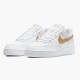 Repsshoes Nike Women's/Men's Air Force 1 Low Pony Hair Snakeskin Club Gold CW7567 101