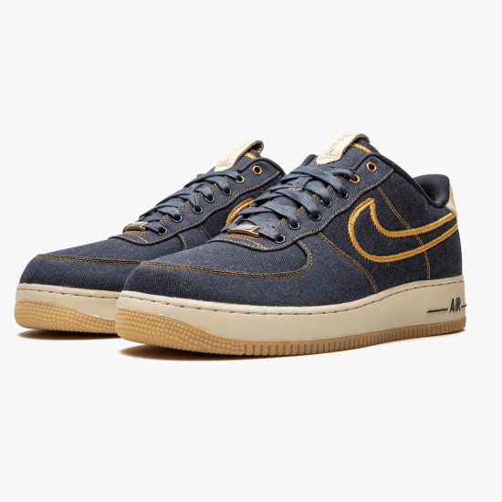 Top Quality Nike Women's/Men's Air Force 1 Low Premium Denim 318775 404