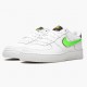 1:1 Nike Women's/Men's Air Force 1 Low Removable Swoosh White Green Strike AR7446 100