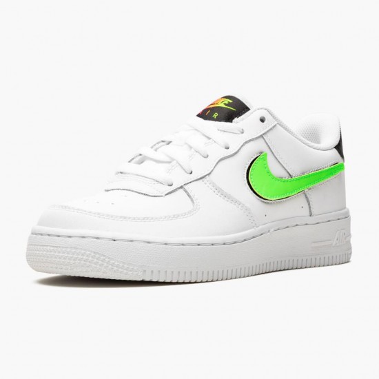 1:1 Nike Women's/Men's Air Force 1 Low Removable Swoosh White Green Strike AR7446 100