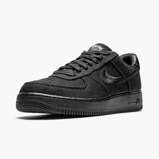 Repsneakers Nike Women's/Men's Air Force 1 Low Stussy Black CZ9084 001