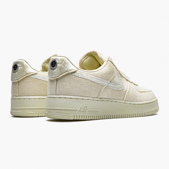 Sneakerreps Nike Women's/Men's Air Force 1 Low Stussy Fossil CZ9084 200