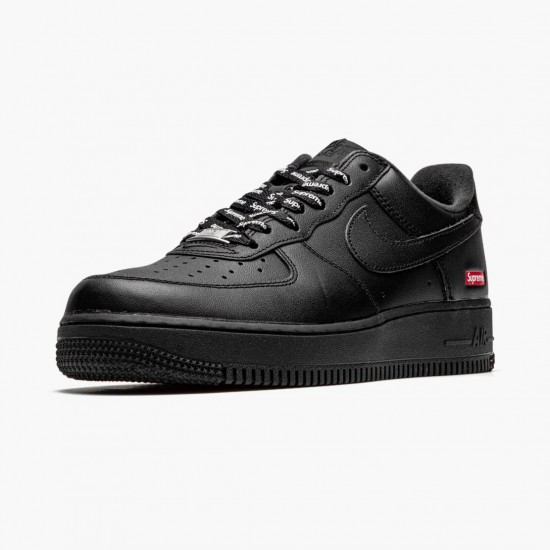 Reps Nike Men's Air Force 1 Low Supreme Black CU9225 001