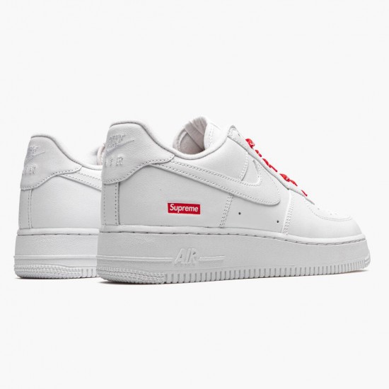 Repsshoes Nike Women's/Men's Air Force 1 Low Supreme White CU9225 100