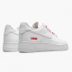 Repsshoes Nike Women's/Men's Air Force 1 Low Supreme White CU9225 100