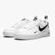 Replica Nike Women's/Men's Air Force 1 Low Utility White Black AR1708 100