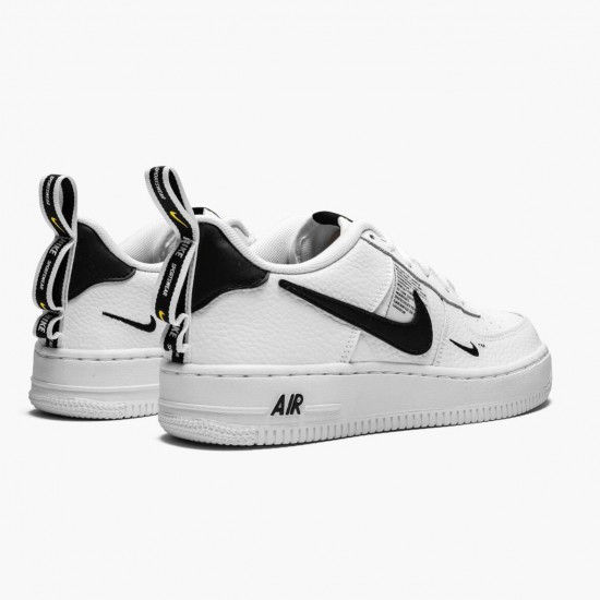 Replica Nike Women's/Men's Air Force 1 Low Utility White Black AR1708 100