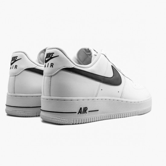 Repsneakers Nike Women's/Men's Air Force 1 Low White Black CJ0952 100