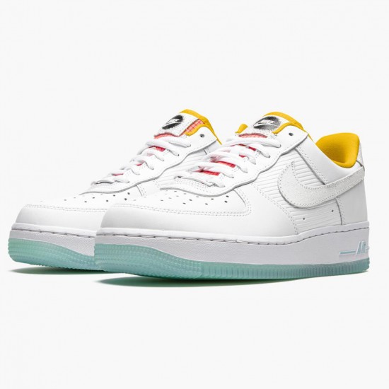 Sneakerreps Nike Women's/Men's Air Force 1 Low White Dark Sulfur CZ8132 100