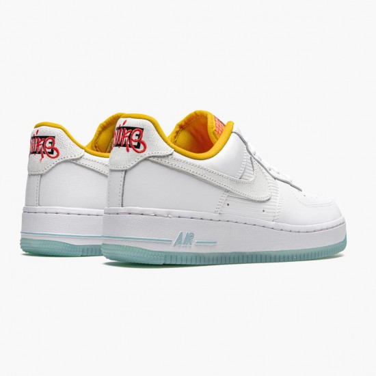 Sneakerreps Nike Women's/Men's Air Force 1 Low White Dark Sulfur CZ8132 100