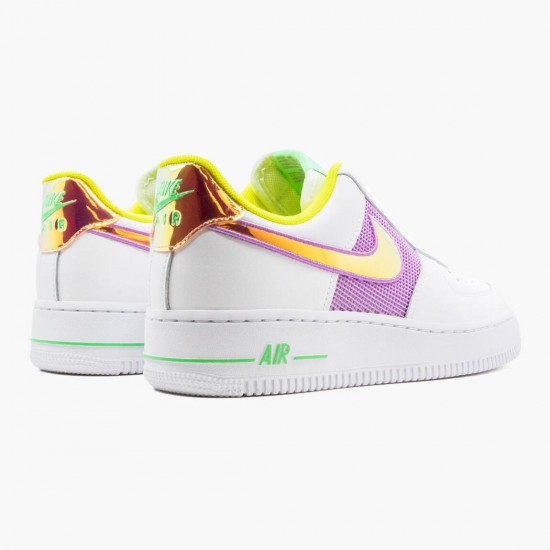 Repsshoes Nike Women's/Men's Air Force 1 Low White Multi Pastel CW5592 100