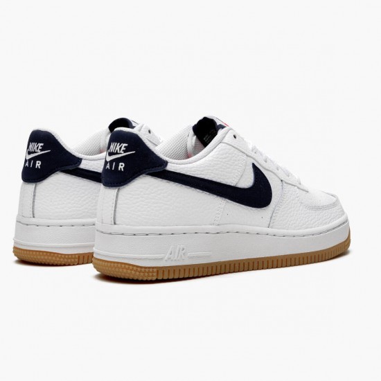 Sale Cheap Nike Women's/Men's Air Force 1 Low White Obsidian CI1759 100