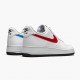 Top Quality Nike Women's/Men's Air Force 1 Low White Red Blue CT2816 100