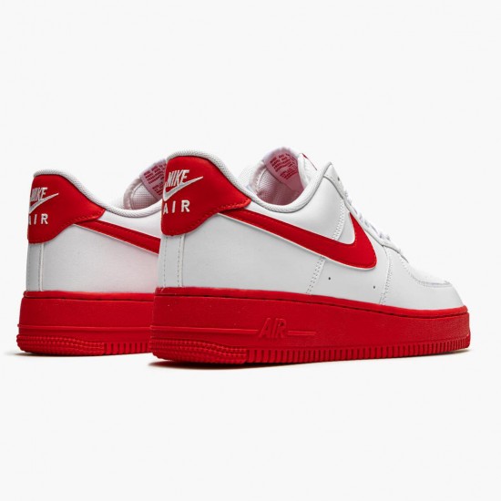 Top Version Nike Women's/Men's Air Force 1 Low White Red Midsole CK7663 102