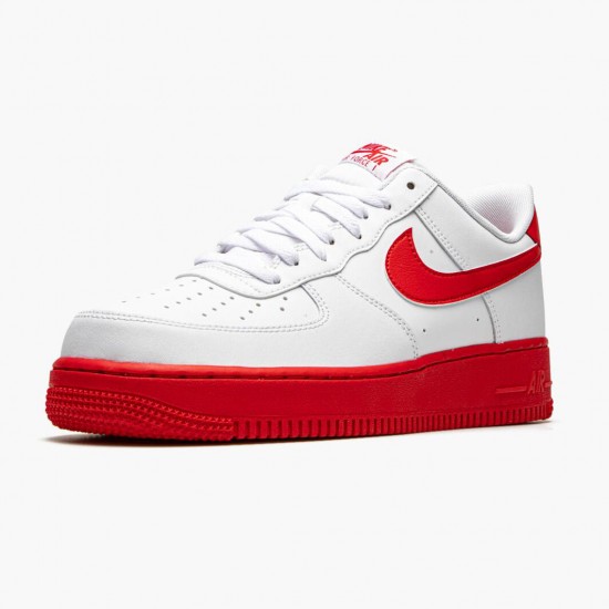 Top Version Nike Women's/Men's Air Force 1 Low White Red Midsole CK7663 102