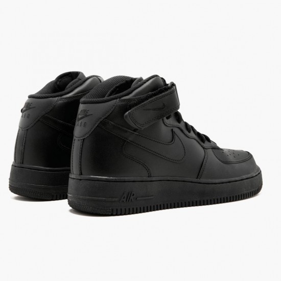 Sale Cheap Nike Women's/Men's Air Force 1 Mid Black 315123 001