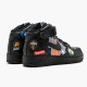 Top Quality Nike Women's/Men's Air Force 1 Mid Supreme NBA Black AQ8017 001