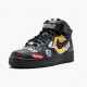 Top Quality Nike Women's/Men's Air Force 1 Mid Supreme NBA Black AQ8017 001