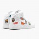 Top Version Nike Women's/Men's Air Force 1 Mid Supreme NBA White AQ8017 100