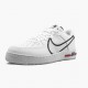 Repsneakers Nike Women's/Men's Air Force 1 React White Black Red CD4366 100