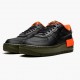 Best Quality Nike Women's Air Force 1 Shadow Black Hyper Crimson Cargo Khaki CQ3317 001