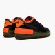 Best Quality Nike Women's Air Force 1 Shadow Black Hyper Crimson Cargo Khaki CQ3317 001