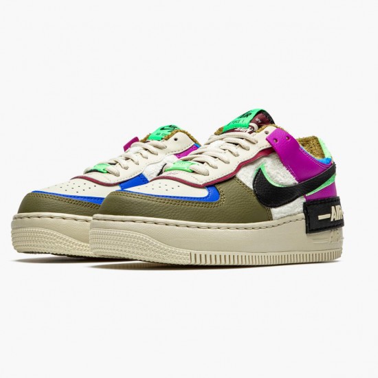 Top Quality Nike Women's Air Force 1 Shadow Cactus Flower Olive Flak CT1985 500