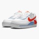 Repsneakers Nike Women's/Men's Air Force 1 Shadow Summit White Team Orange CQ9503 100